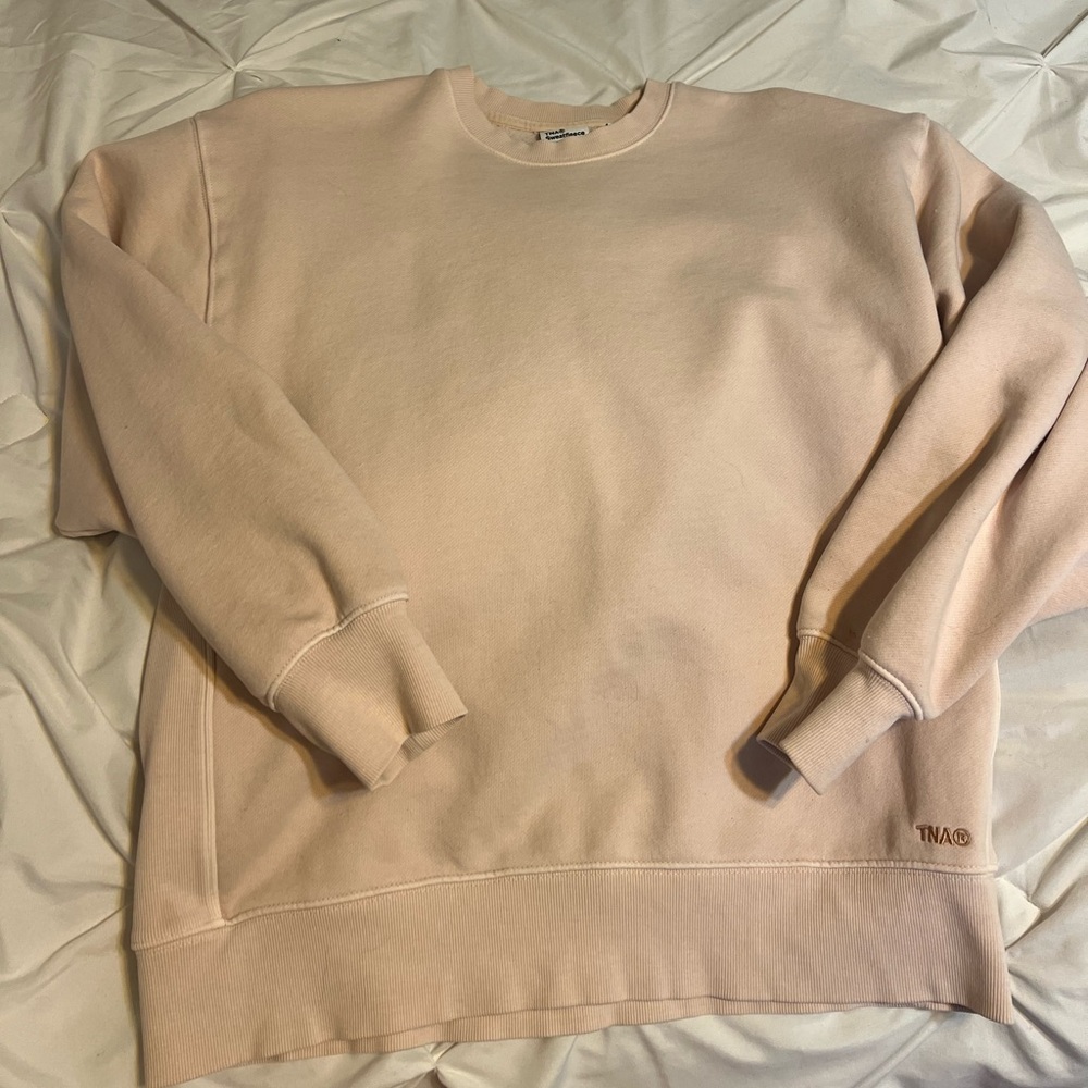 light pink aritzia crewneck